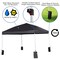 Emma and Oliver Ukko 10'x10' Weather Resistant, UV Coated Pop Up Canopy Tent with Sandbags and Wheeled Case